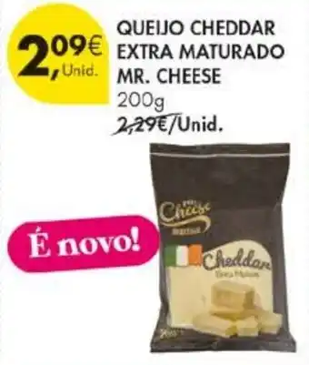 Pingo Doce Queijo cheddar extra maturado mr. cheese promoção
