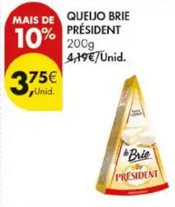Pingo Doce queijo brie president promoção