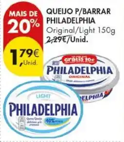 Pingo Doce Queijo p/barrar philadelphia promoção