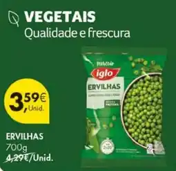Pingo Doce Ervilhas iglo promoção