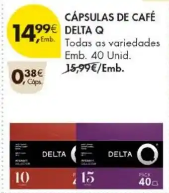 Pingo Doce Cápsulas de café delta q promoção