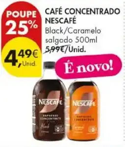 Pingo Doce Café concentrado nescafé black/caramelo salgado promoção