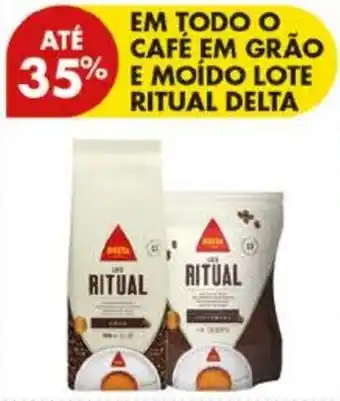 Pingo Doce Café em grão e moído lote ritual delta promoção