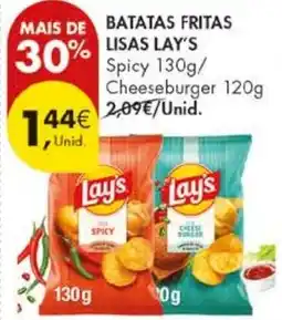 Pingo Doce batatas fritas lisas lay's promoção