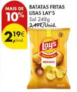 Pingo Doce Batatas fritas lisas lay's promoção