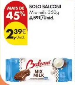 Pingo Doce Bolo balconi mix milk promoção