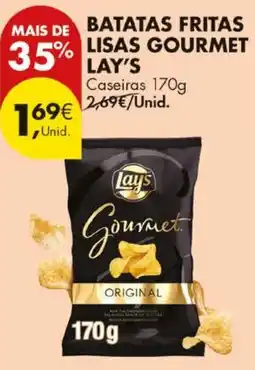 Pingo Doce batatas fritas lisas gourmet lay's promoção
