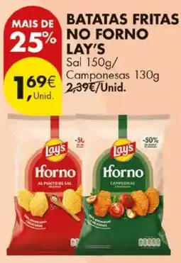 Pingo Doce Batatas fritas no forno lay's promoção
