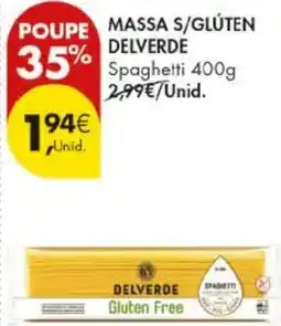 Pingo Doce Massa s/glúten delverde promoção