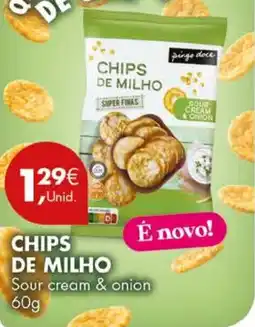 Pingo Doce Pingo Doce chips de milho sour cream & onion promoção