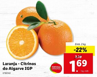 Laranja-Citrinos do Algarve IGP 2kg