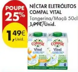 Pingo Doce Nectar eletrólticos compal vital promoção