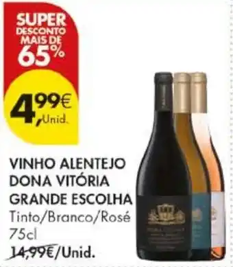 Pingo Doce vinho alentejo dona vitória grande escolha promoção