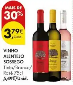 Pingo Doce vinho alentejo sossego promoção
