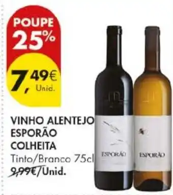 Pingo Doce vinho alentejo esporão colheita promoção