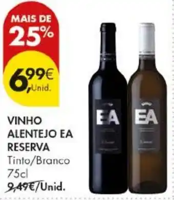 Pingo Doce vinho alentejo ea reserva promoção
