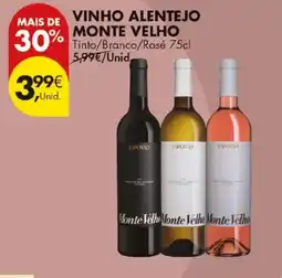 Pingo Doce vinho alentejo monte velho promoção