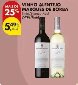 Pingo Doce vinho alentejo marquês de borba promoção