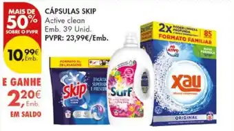 Cápsulas skip active clean