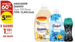 Pingo Doce Amaciador quanto ouro promoção