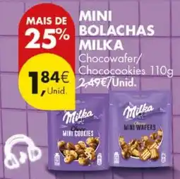 Pingo Doce mini bolachas milka promoção