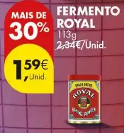 Pingo Doce Fermento royal promoção
