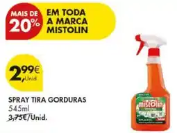 Pingo Doce spray tira gorduras mistolin promoção