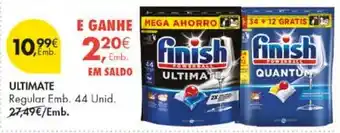 Pingo Doce Finish ultimate promoção