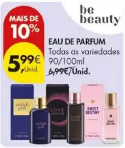 Pingo Doce be beauty eau de parfum promoção