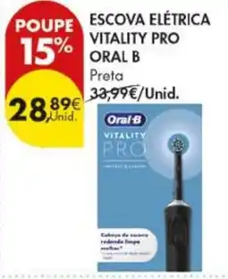 Pingo Doce escova elétrica vitality pro oral b promoção
