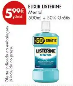 Pingo Doce Elixir listerine mentol promoção