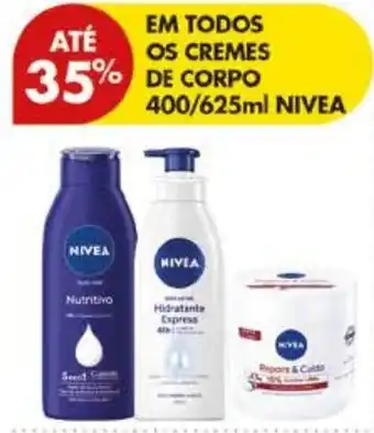 Pingo Doce cremes de corpo nivea promoção
