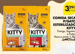 Pingo Doce kitty comida seca p/gato esterilizado promoção