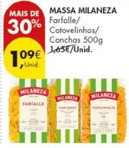 Pingo Doce Massa milaneza promoção