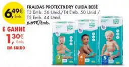 Pingo Doce Fraldas protect&dry cuida bebé promoção
