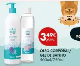 Pingo Doce Cuida Bebe Óleo Corporal/Gel de Banho promoção