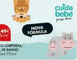 Pingo Doce Cuida Bebê Pingo Doce Geleia Corporal promoção