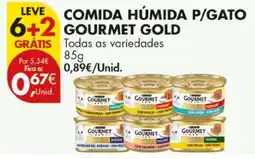 Pingo Doce comida húmida p/gato gourmet gold promoção