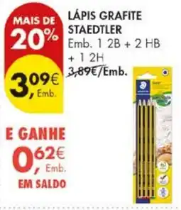 Pingo Doce lápiz grafite staedtler promoção