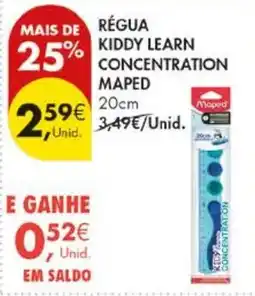 Pingo Doce régua kiddy learn concentration maped promoção
