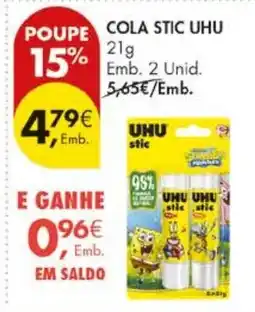 Pingo Doce Cola stic uhu promoção