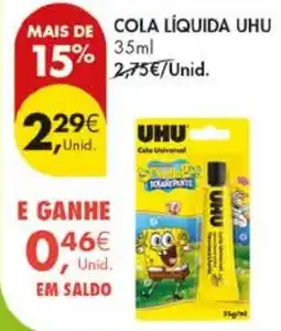 Pingo Doce Cola líquida uhu promoção