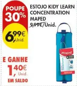 Pingo Doce estojo kidy learn concentration maped promoção