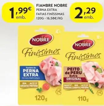 Fiambre nobre perna extra fatias finíssimas