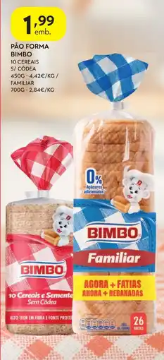 Spar Pão forma bimbo promoção