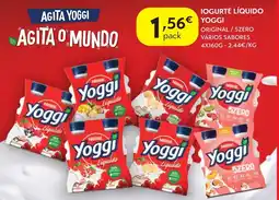 Spar Iogurte líquido yoggi promoção