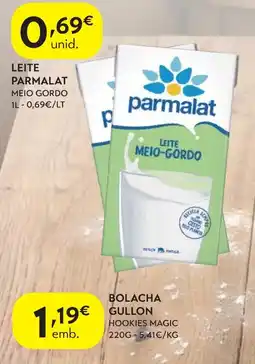 Spar Leite parmalat meio-gordo promoção
