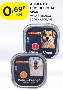 Spar Alimento húmido p/cão spar promoção
