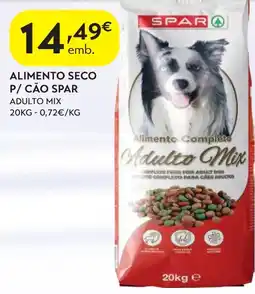 Spar alimento seco p/ cão spar adulto mix promoção