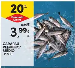 Continente Carapau pequeno/ médio fresco promoção